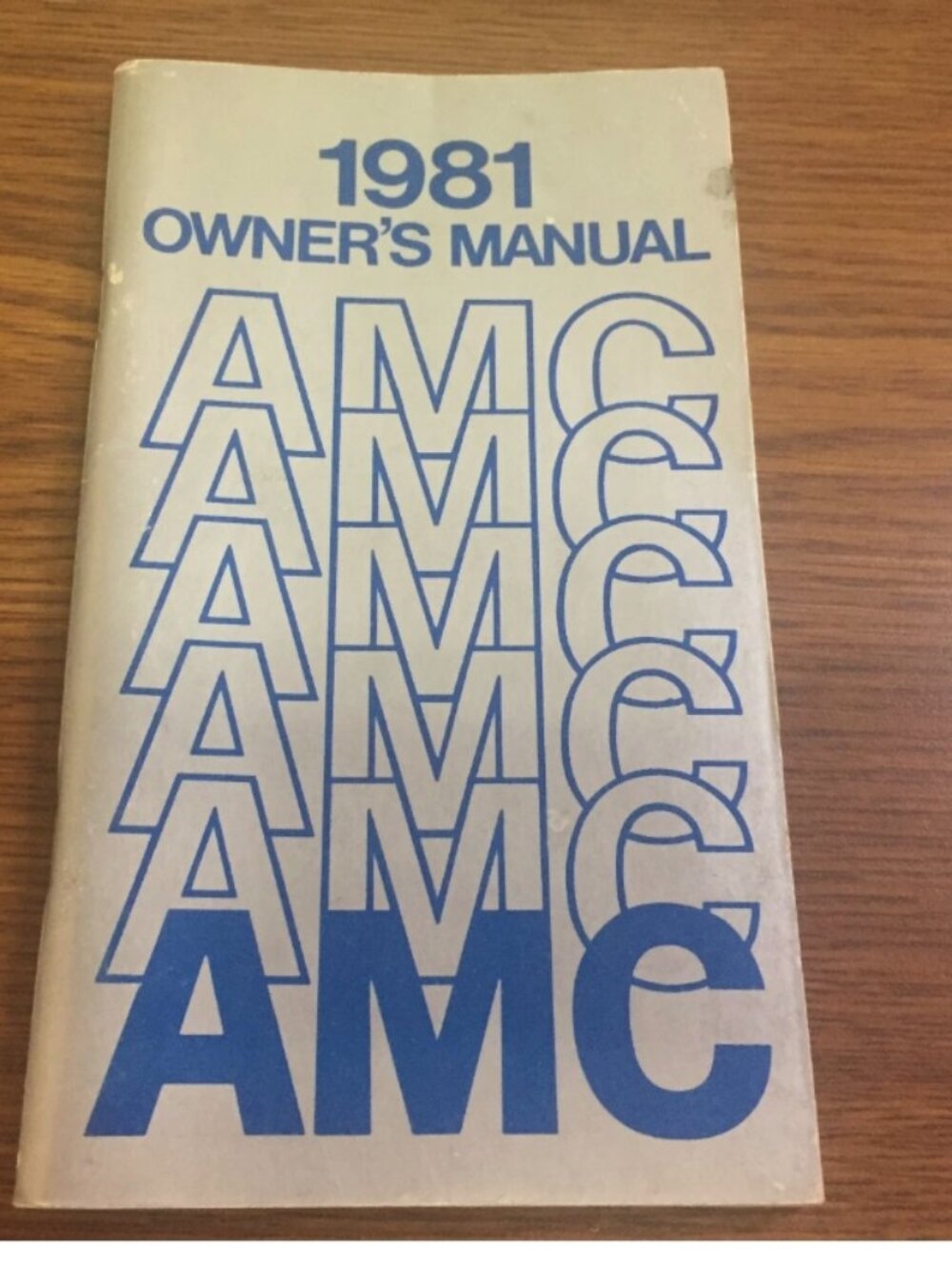 1981 AMC Owner's Manual Concord and Spirit